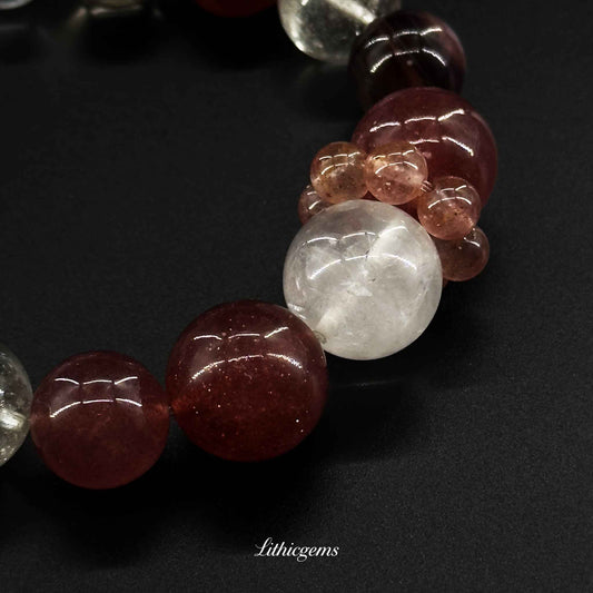 Blaze Mantra Natural Crystal Gemstones - Lithicgems Jewelry