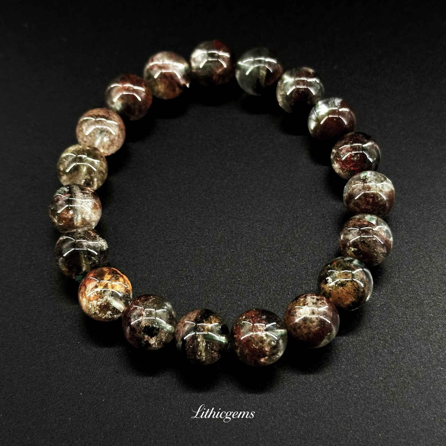 Green Phantom Natural Crystal Gemstones - Lithicgems Jewelry