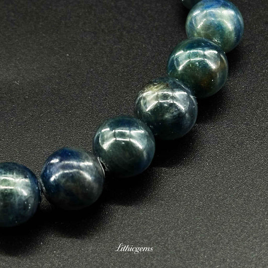 Iolite Bracelet - Viking's Compass Stone for Intuition & Inner Guidance Natural Crystal Gemstones - Lithicgems Jewelry