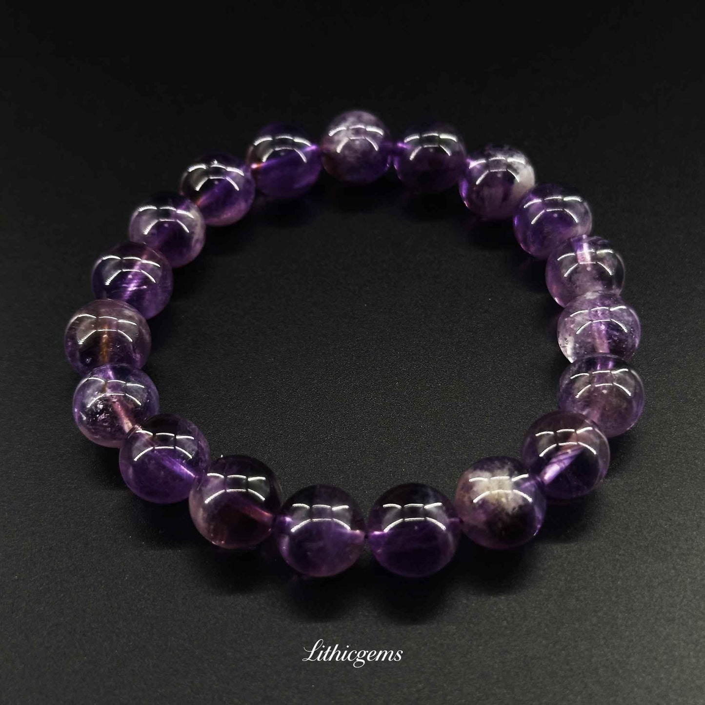 Purple Phantom Natural Crystal Gemstones - Lithicgems Jewelry