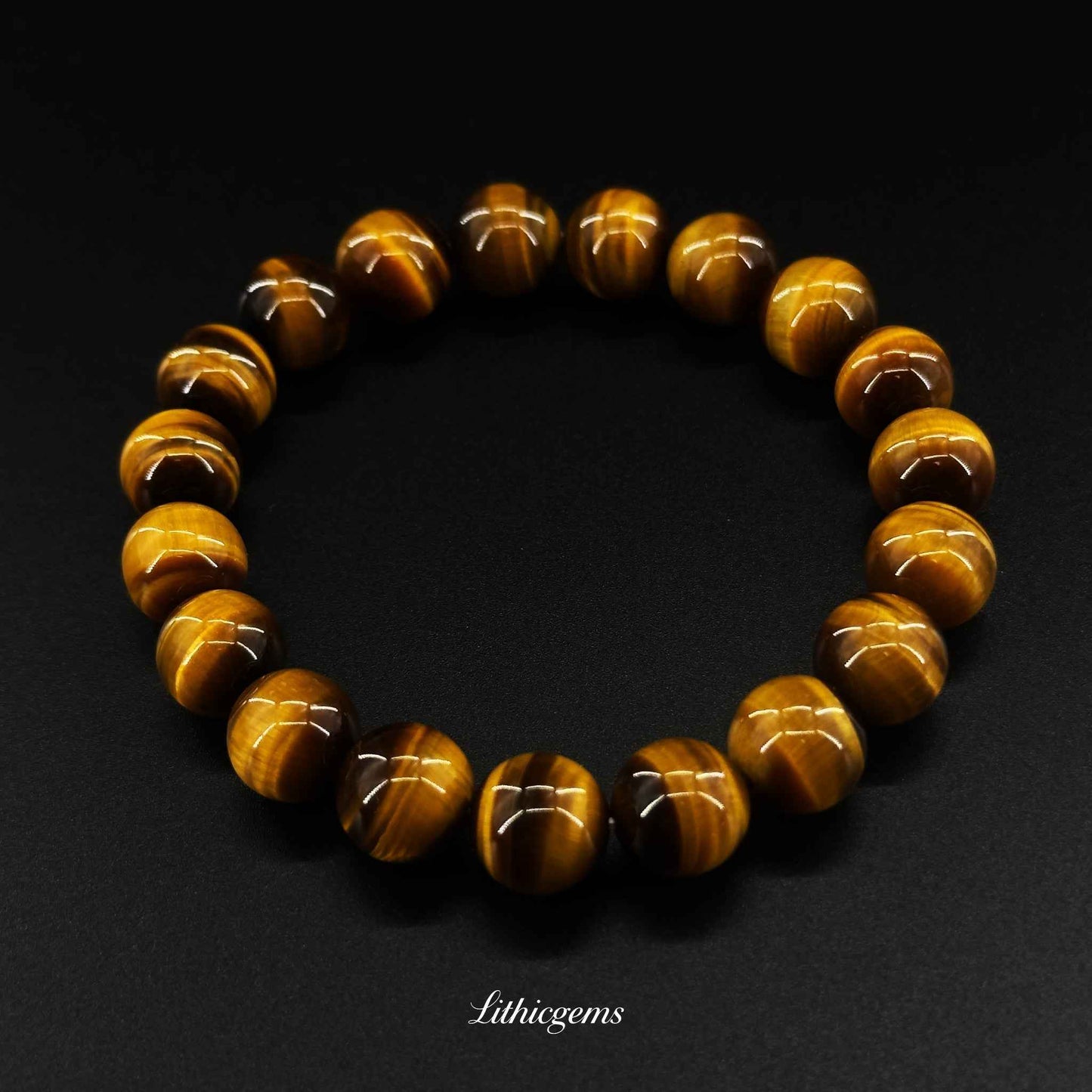 Yellow Tiger's Eye Natural Crystal Gemstones - Lithicgems Jewelry