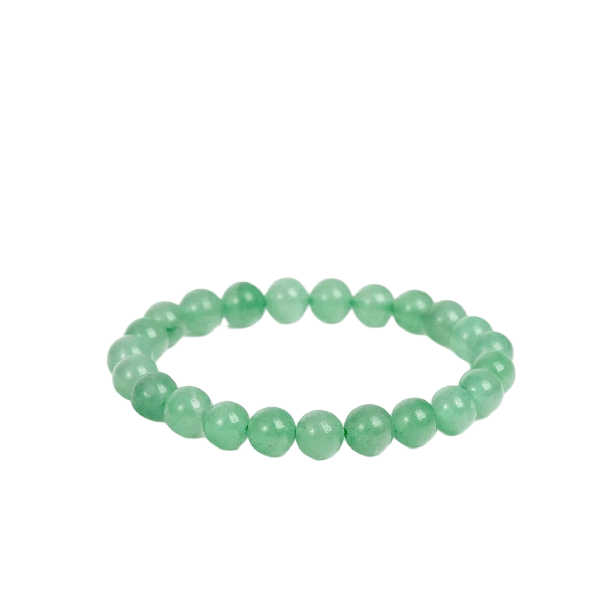 Custom Green Aventurine Bracelet 8mm | Natural Crystal for Luck & Prosperity | Lithicgems - Lithicgems