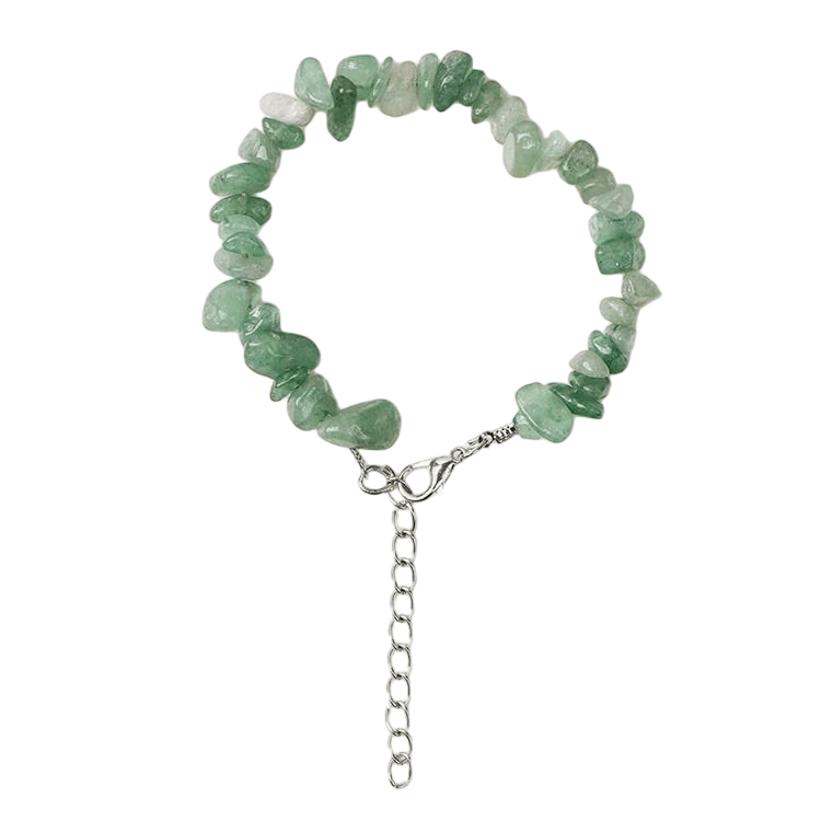 Custom Green Aventurine Chip Bracelet 5-8mm | Natural Stone Stretch Bracelet | Lithicgems - Lithicgems
