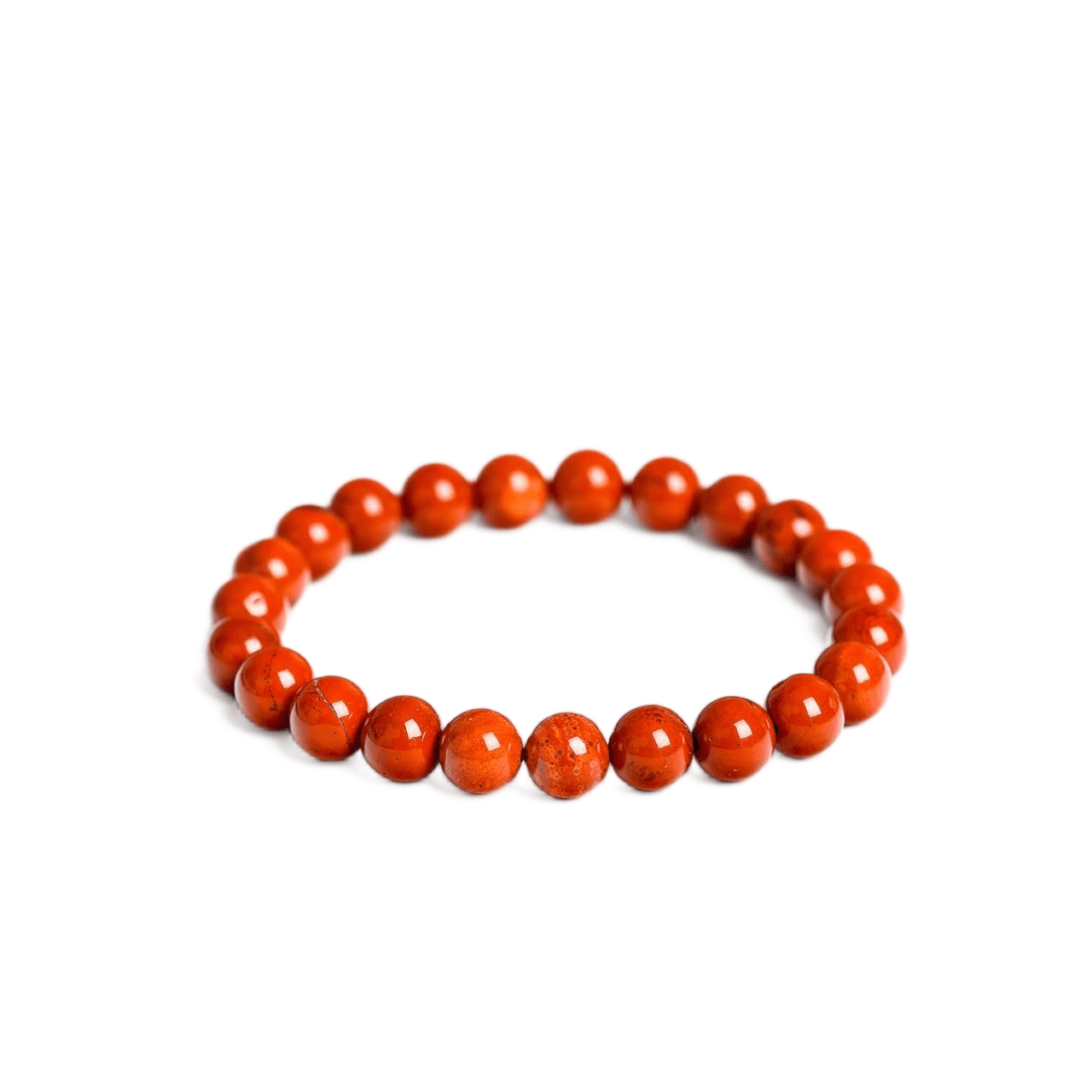 Custom Red Jasper Bracelet 8mm | Natural Stone for Stamina & Grounding | Lithicgems - Lithicgems