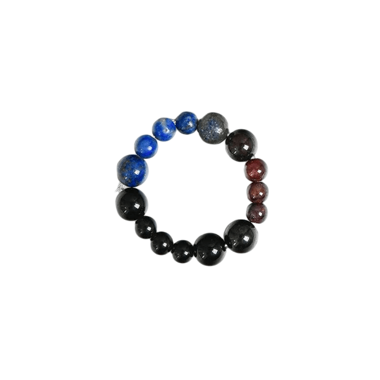 Custom Scorpio Zodiac Ring 4-6mm | Natural Crystal Constellation Stretch Ring | Lithicgems - Lithicgems