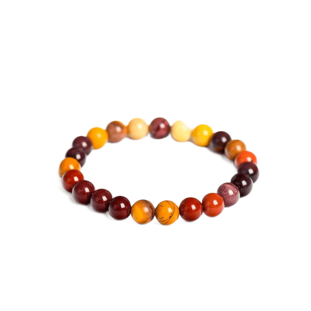 Custom Yellow Jasper Bracelet 8mm | Natural Stone Beaded Bracelet for Positivity | Lithicgems - Lithicgems