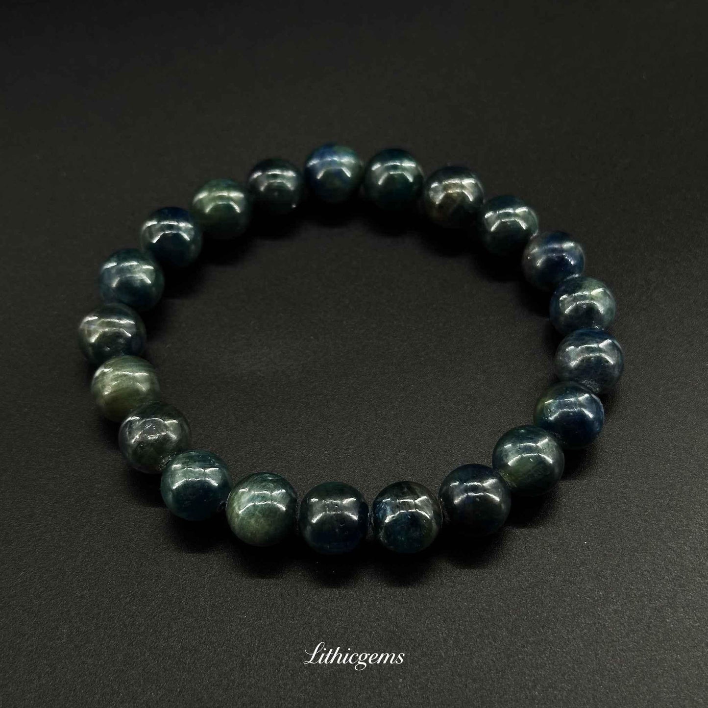 Iolite Bracelet - Viking's Compass Stone for Intuition & Inner Guidance - Lithicgems