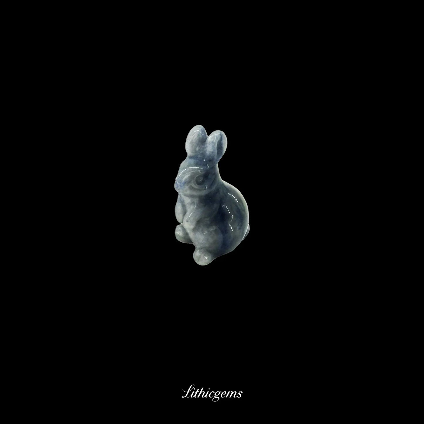 The Moonlight Harvest - 3cm Moonstone Rabbit Talisman - Lithicgems