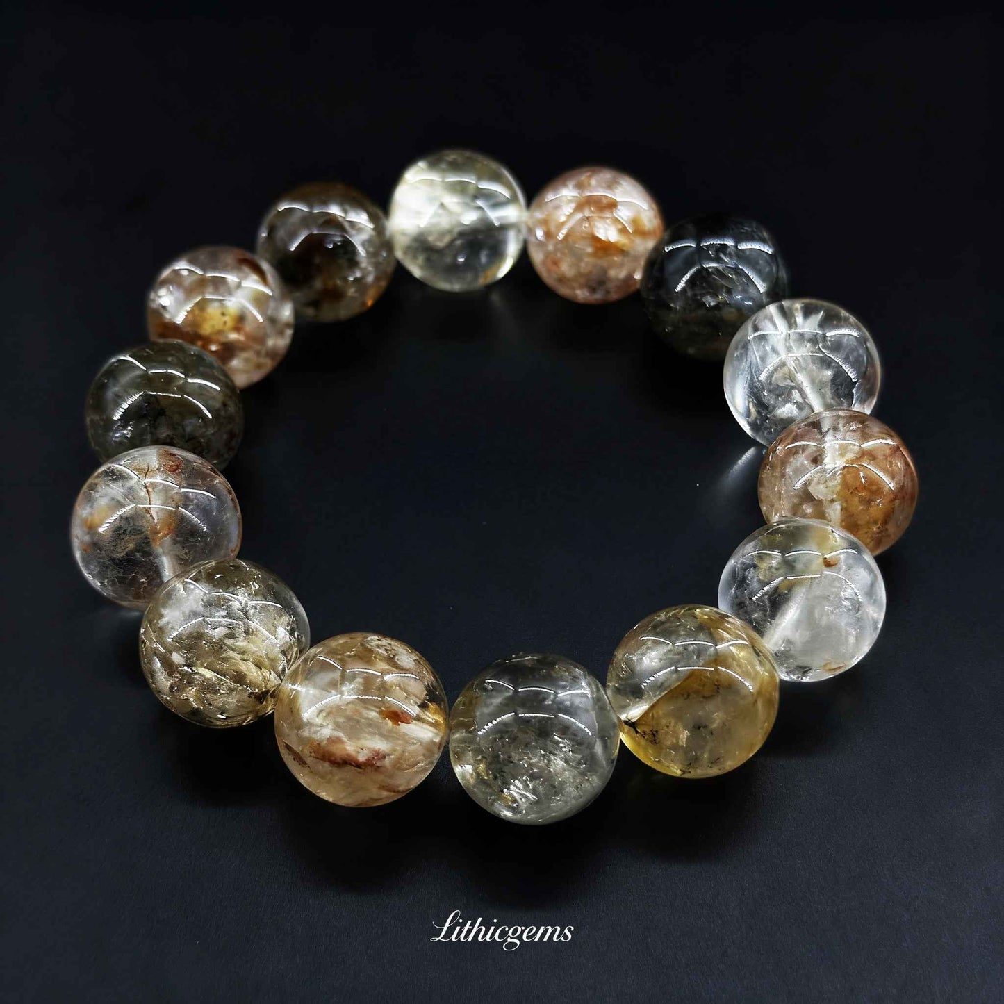 Herkimer Diamond Bracelet - Ultimate Energy Amplifier & Consciousness Elevator