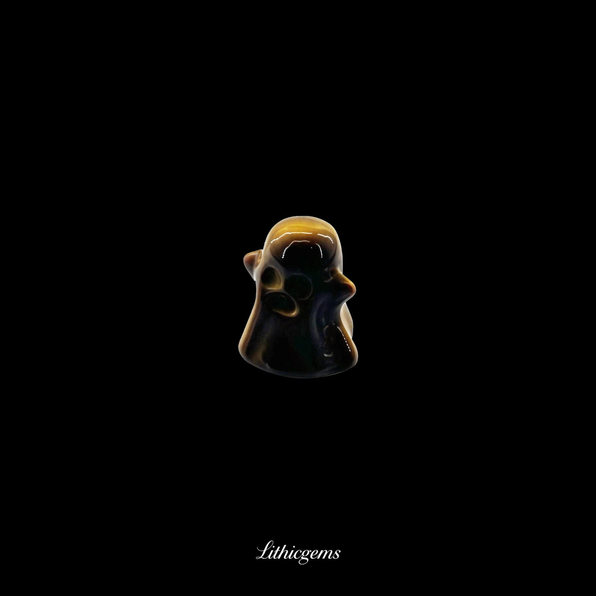 The Ethereal Guardian - 3cm Spirit Sculpture | Memento Mori Collection Natural Crystal Gemstones - Lithicgems Jewelry