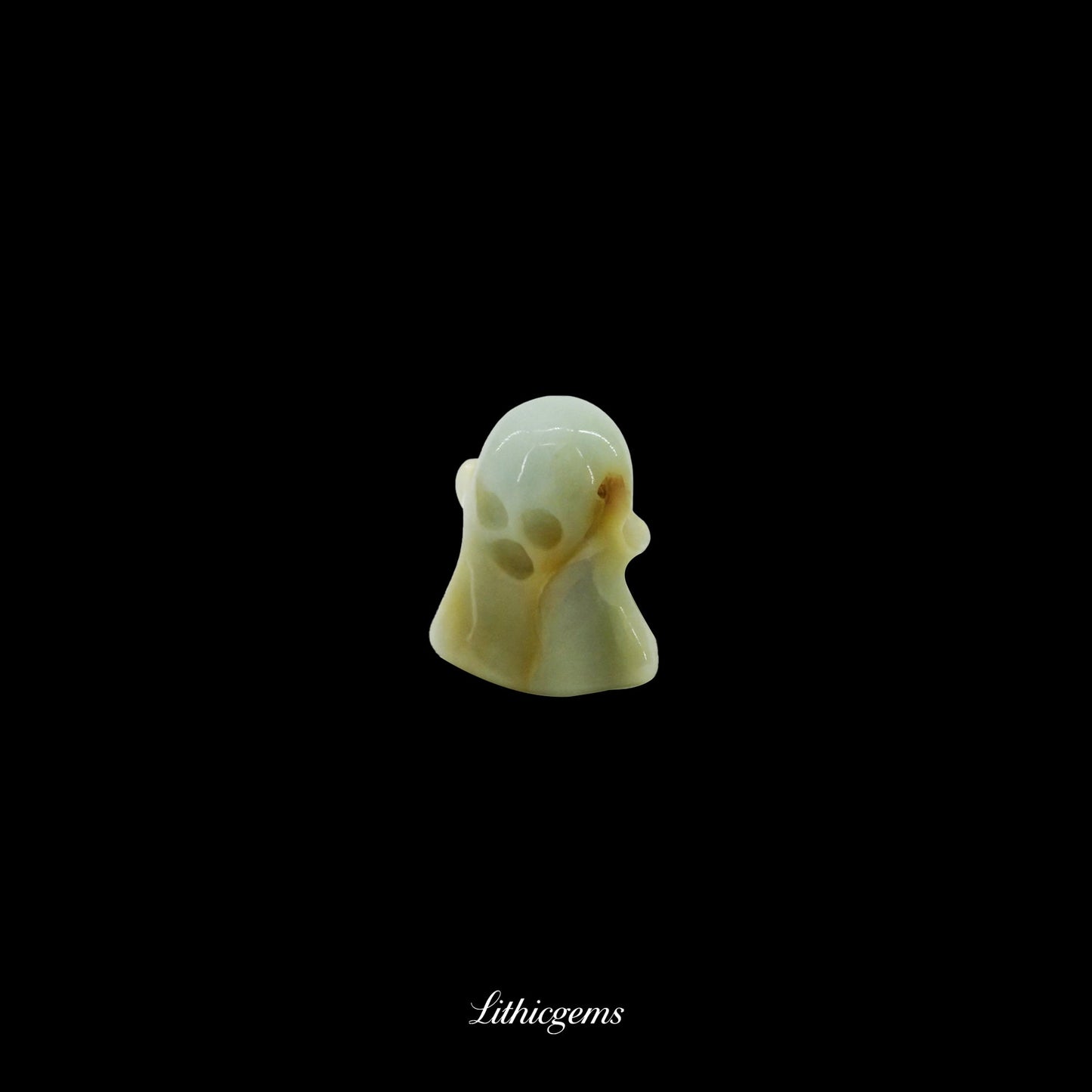 The Ethereal Guardian - 3cm Spirit Sculpture | Memento Mori Collection - Amazonite Natural Crystal Gemstones - Lithicgems