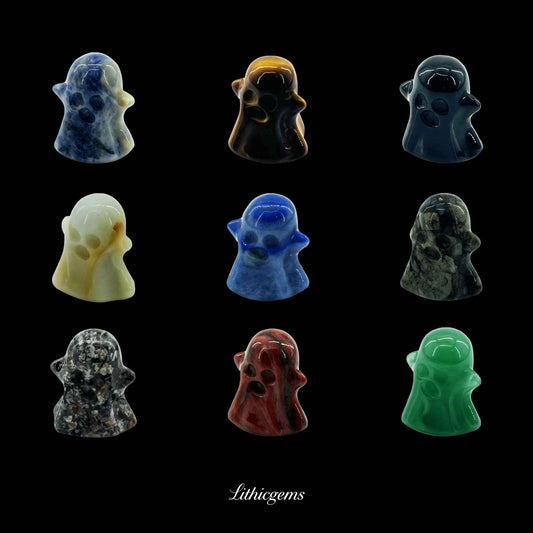 The Ethereal Guardian - 3cm Spirit Sculpture | Memento Mori Collection Natural Crystal Gemstones - Lithicgems Jewelry