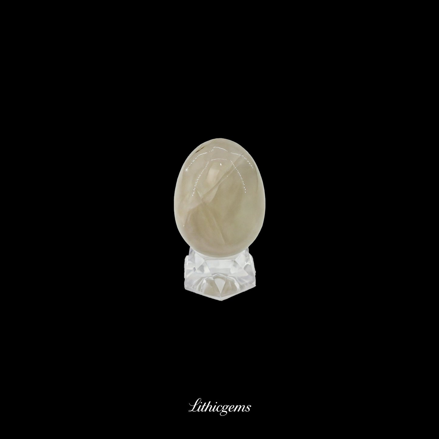 The Covenant of Creation - 3cm Egg Sculpture | Genesis Series Natural Crystal Gemstones - Lithicgems Jewelry
