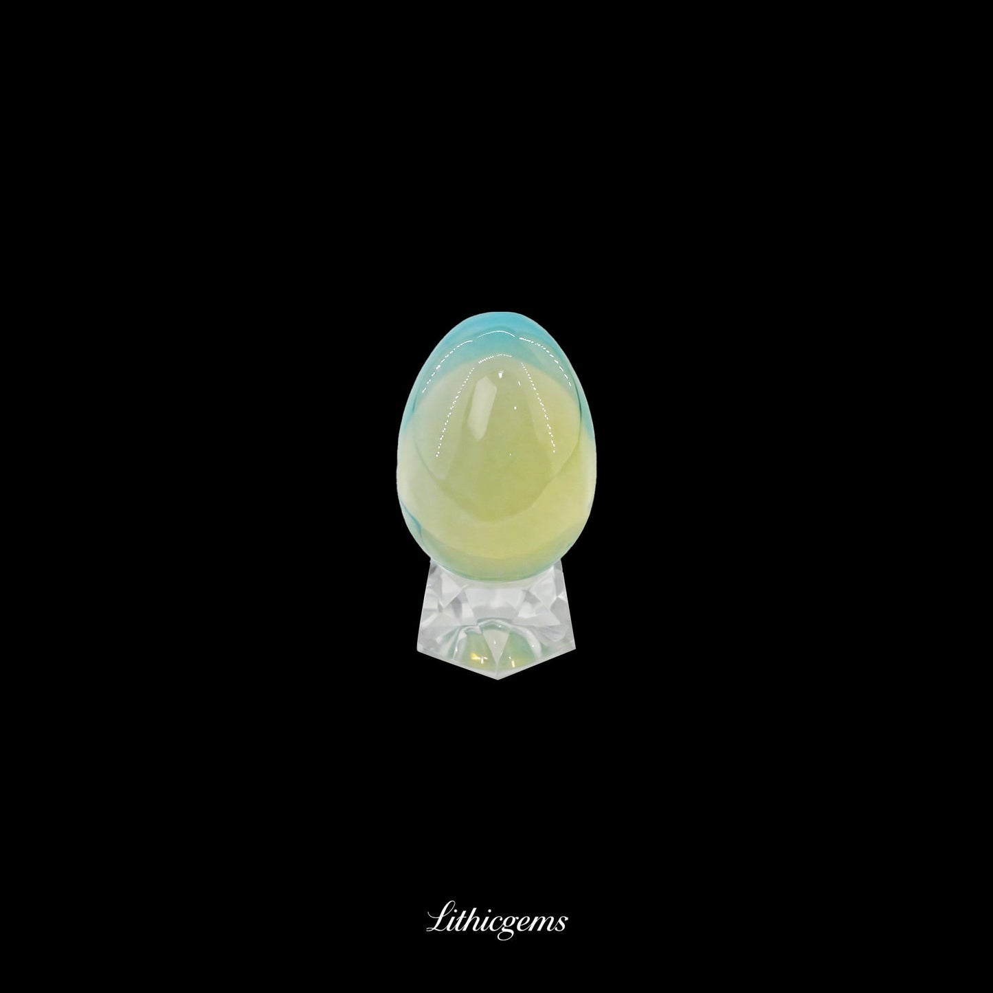 The Covenant of Creation - 3cm Egg Sculpture | Genesis Series - Opal Natural Crystal Gemstones - Lithicgems