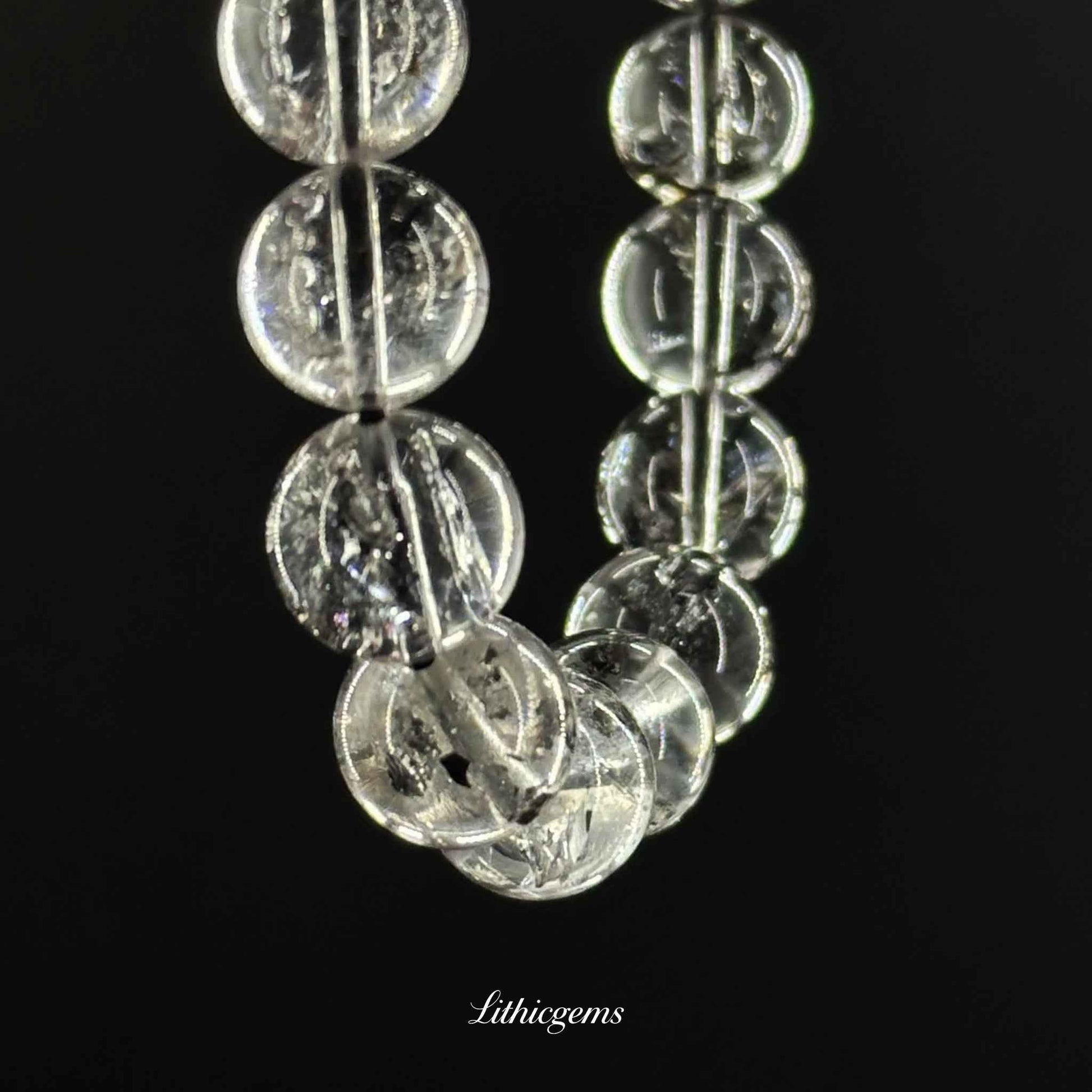 Custom Herkimer Diamond Bracelet - Ultimate Energy Amplifier & Crystal Purifier