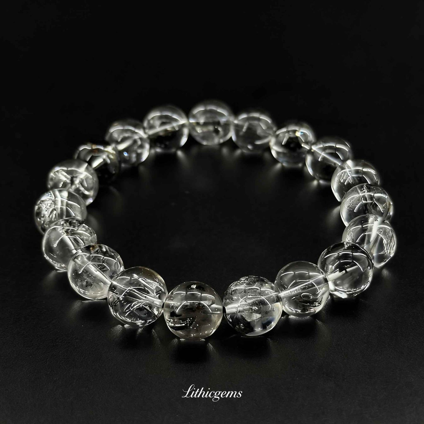 Custom Herkimer Diamond Bracelet - Ultimate Energy Amplifier & Crystal Purifier