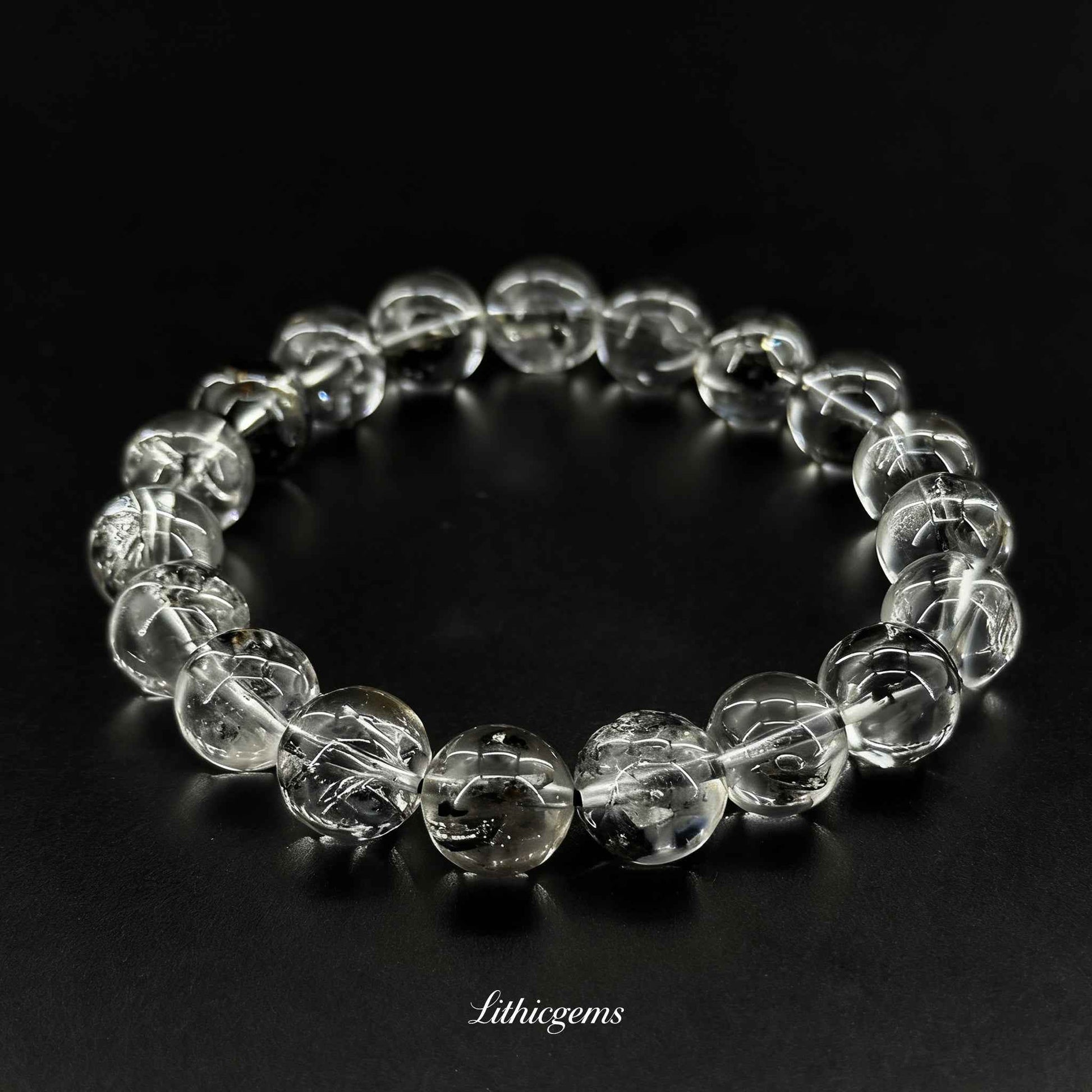 Custom Herkimer Diamond Bracelet - Ultimate Energy Amplifier & Crystal Purifier