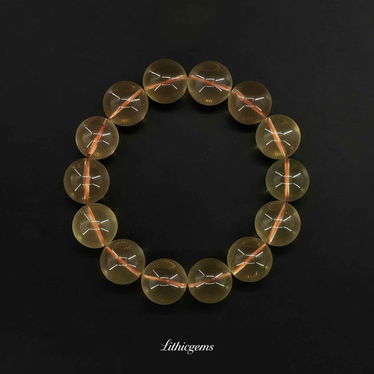 Brazilian Citrine Bracelet - Golden Sunshine Stone for Wealth & Confidence