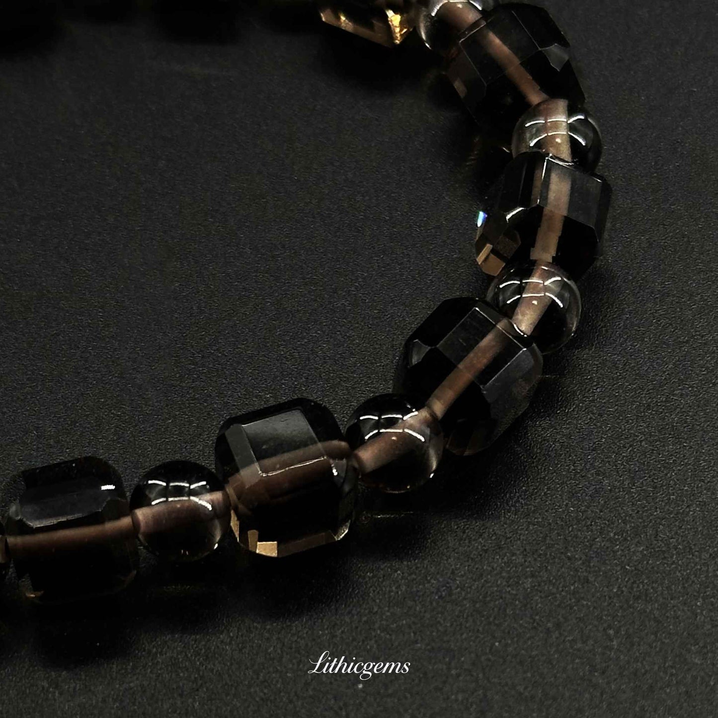 Ice Obsidian | Handcrafted Multi-Angle Cut Craftsmanship Natural Crystal Gemstones - Lithicgems Jewelry