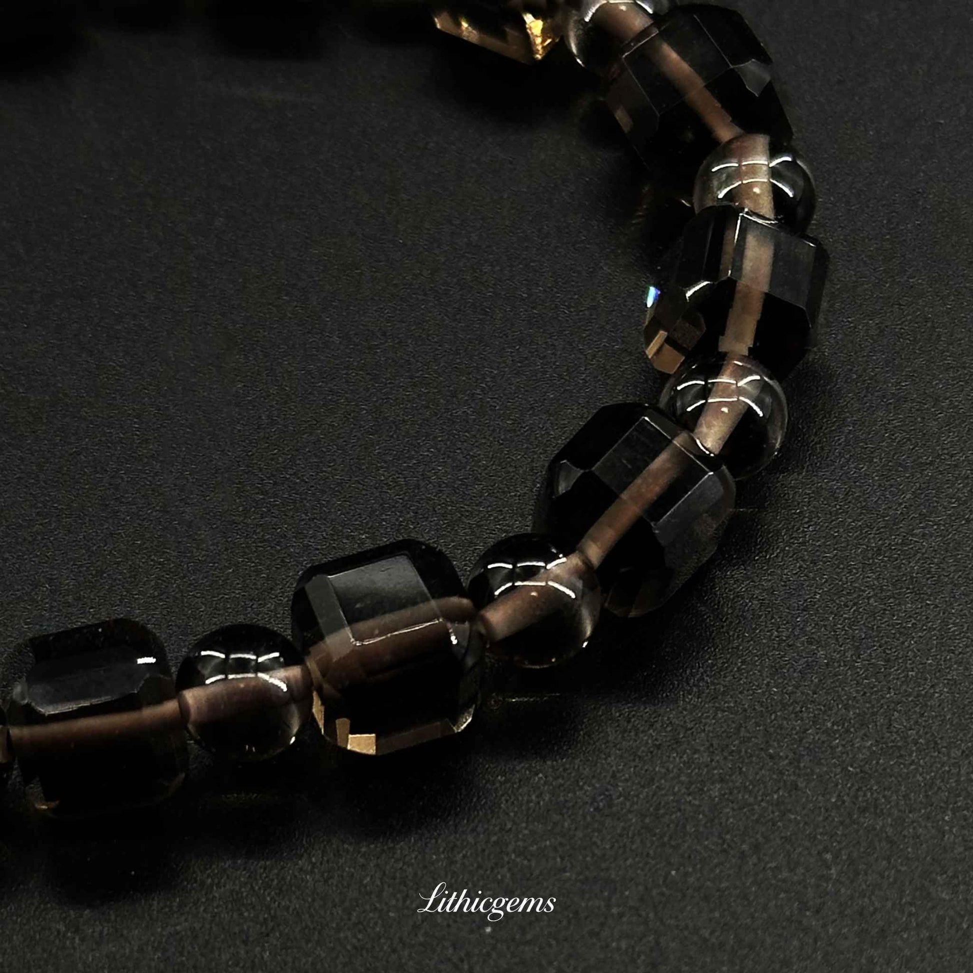 Ice Obsidian | Handcrafted Multi-Angle Cut Craftsmanship Natural Crystal Gemstones - Lithicgems Jewelry