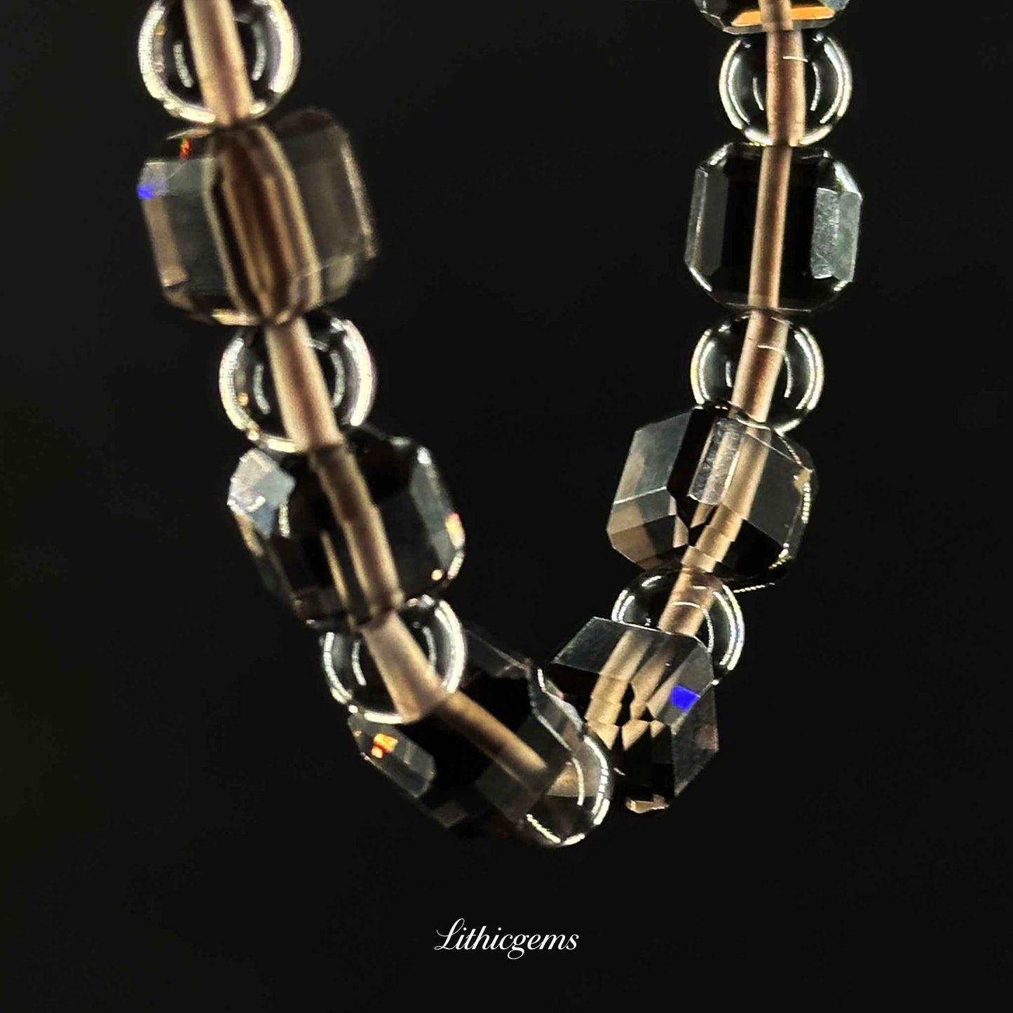 Ice Obsidian | Handcrafted Multi-Angle Cut Craftsmanship Natural Crystal Gemstones - Lithicgems Jewelry