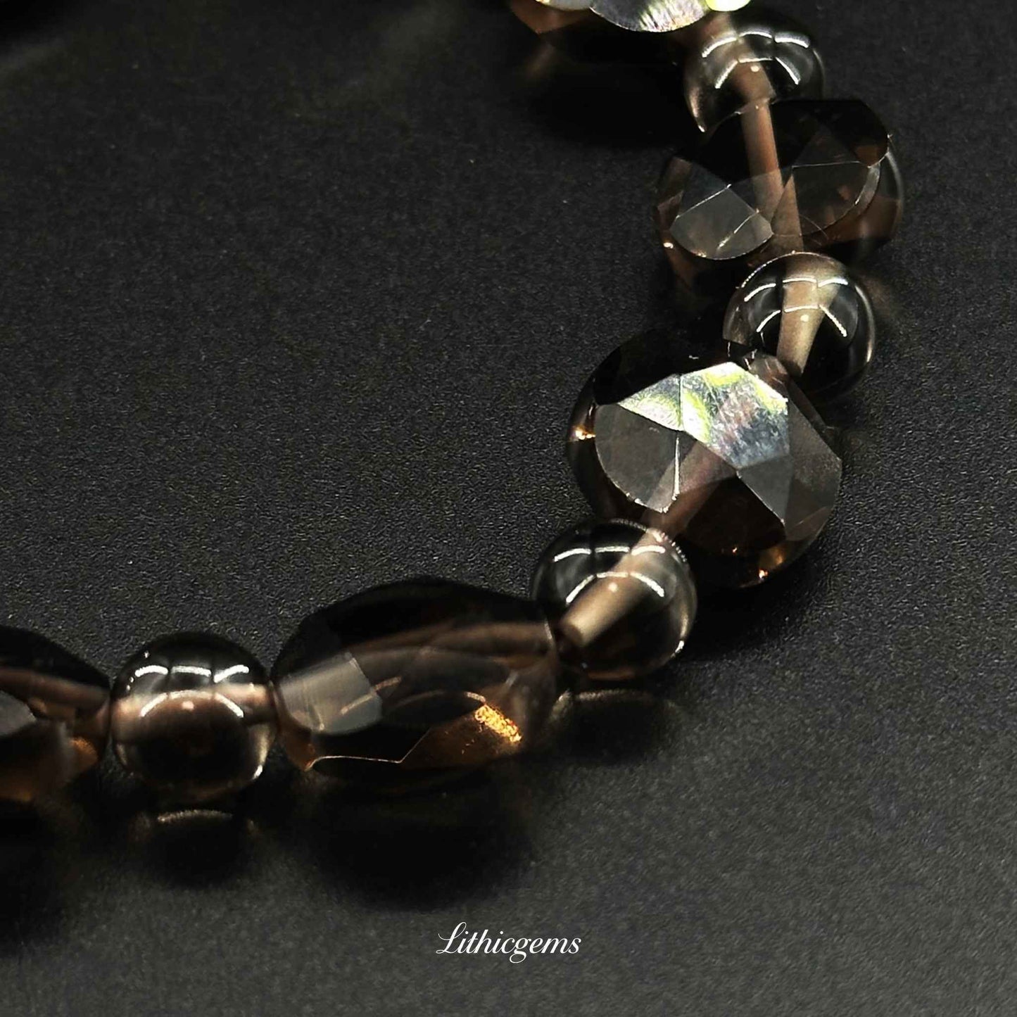 Ice Obsidian | Handcrafted Multi-Angle Cut Craftsmanship Natural Crystal Gemstones - Lithicgems Jewelry