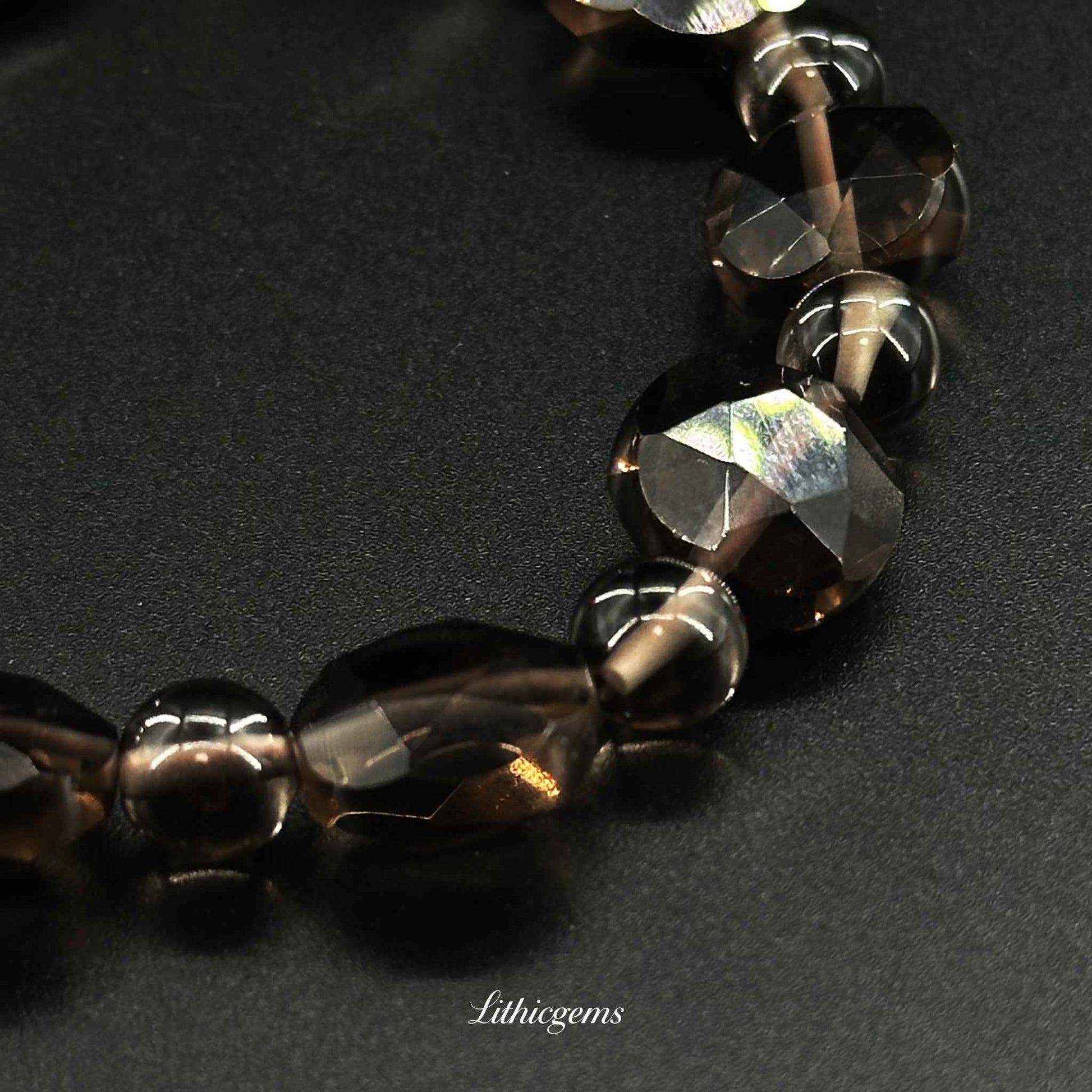 Ice Obsidian | Handcrafted Multi-Angle Cut Craftsmanship Natural Crystal Gemstones - Lithicgems Jewelry