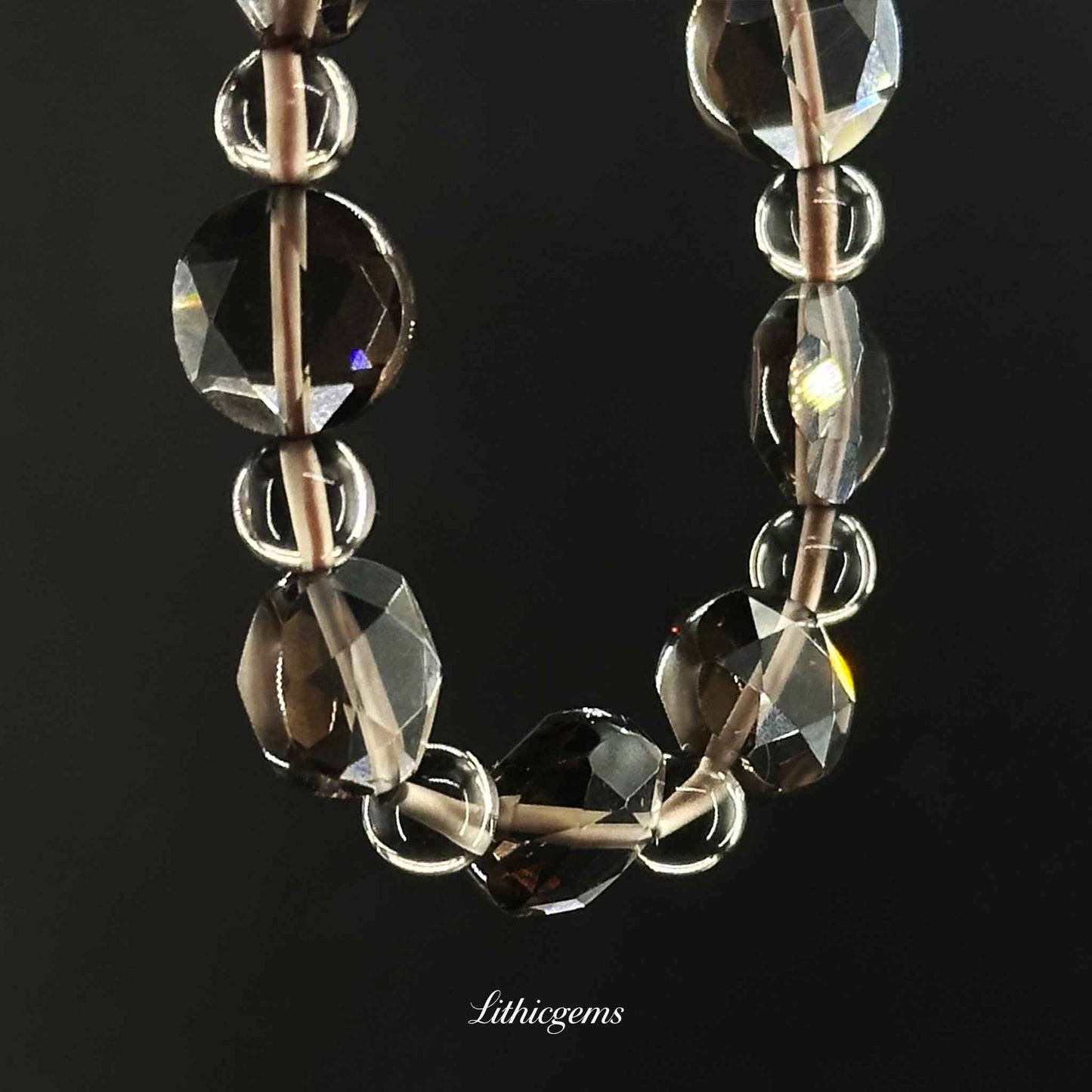 Ice Obsidian | Handcrafted Multi-Angle Cut Craftsmanship Natural Crystal Gemstones - Lithicgems Jewelry