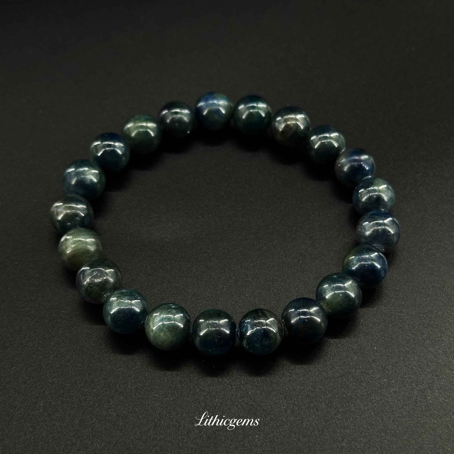 Iolite Bracelet - Viking's Compass Stone for Intuition & Inner Guidance Natural Crystal Gemstones - Lithicgems Jewelry