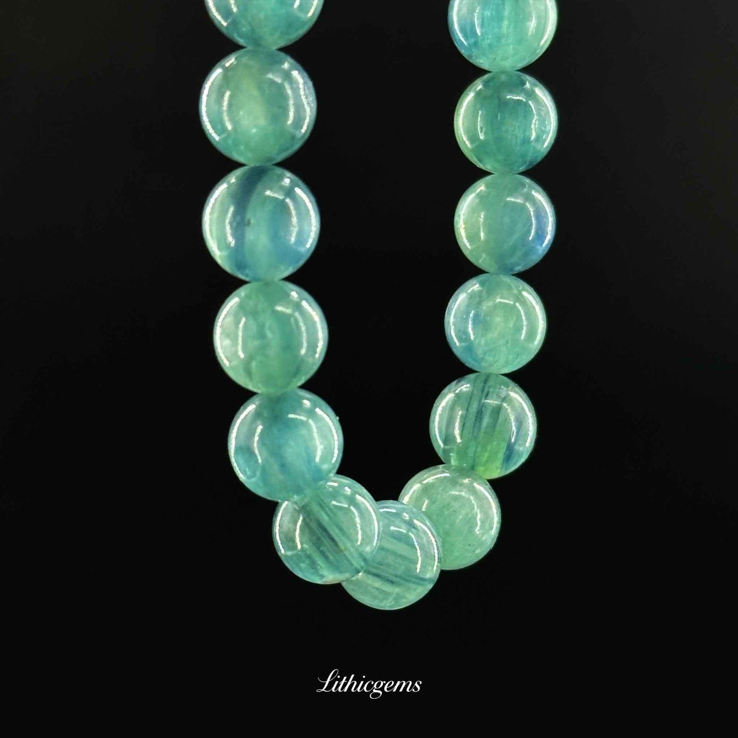 Blue Kyanite Bracelet - The Ultimate Alignment Stone for Instant Chakra Balancing & Communication Natural Crystal Gemstones - Lithicgems Jewelry