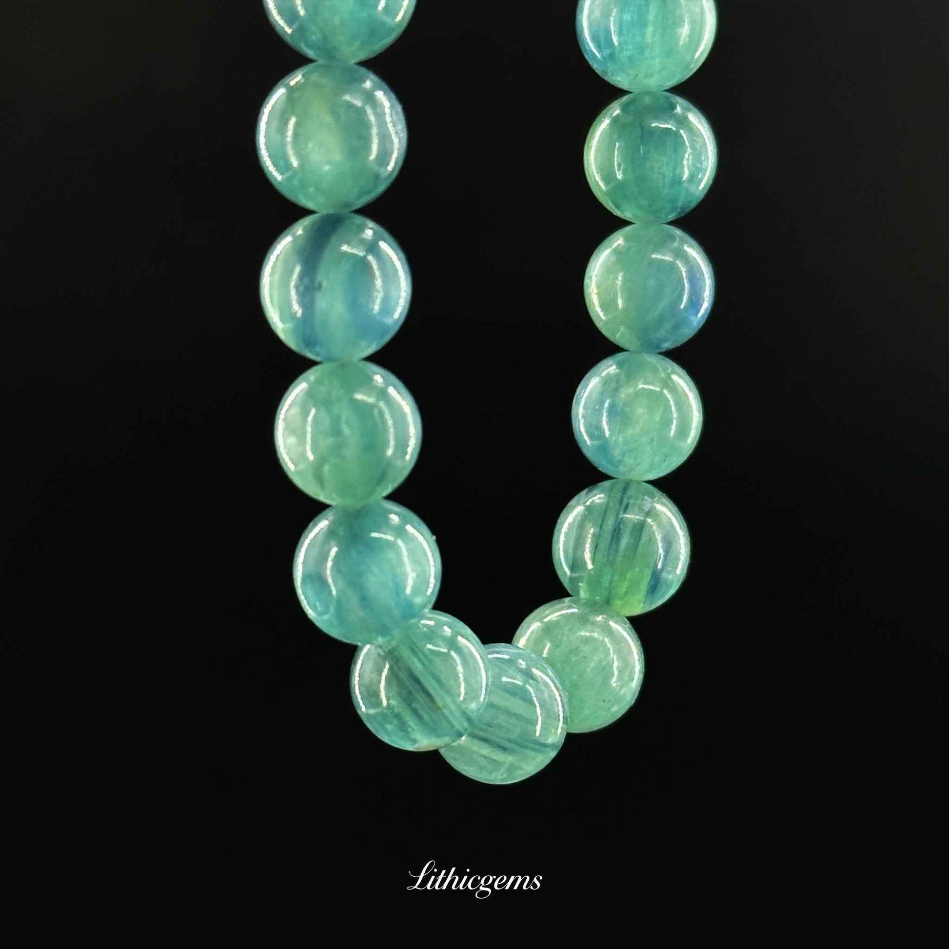 Blue Kyanite Bracelet - The Ultimate Alignment Stone for Instant Chakra Balancing & Communication Natural Crystal Gemstones - Lithicgems Jewelry