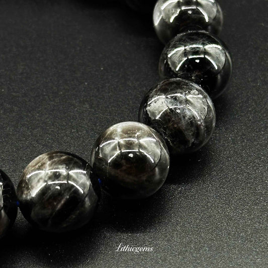 Hell's Eye Aquamarine Bracelet - Abyssal Clarity & Deep Soul Cleansing Natural Crystal Gemstones - Lithicgems Jewelry