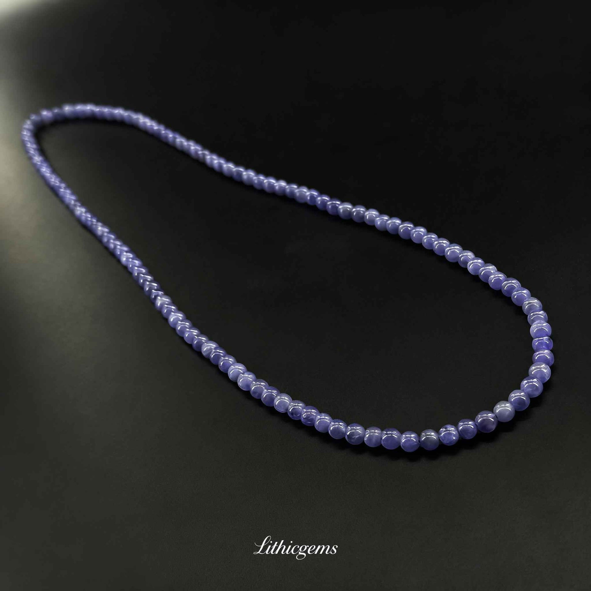 Triple-Wrap Tanzanite Bracelet - Deep Violet-Blue Stone for Ultimate Spiritual Transformation
