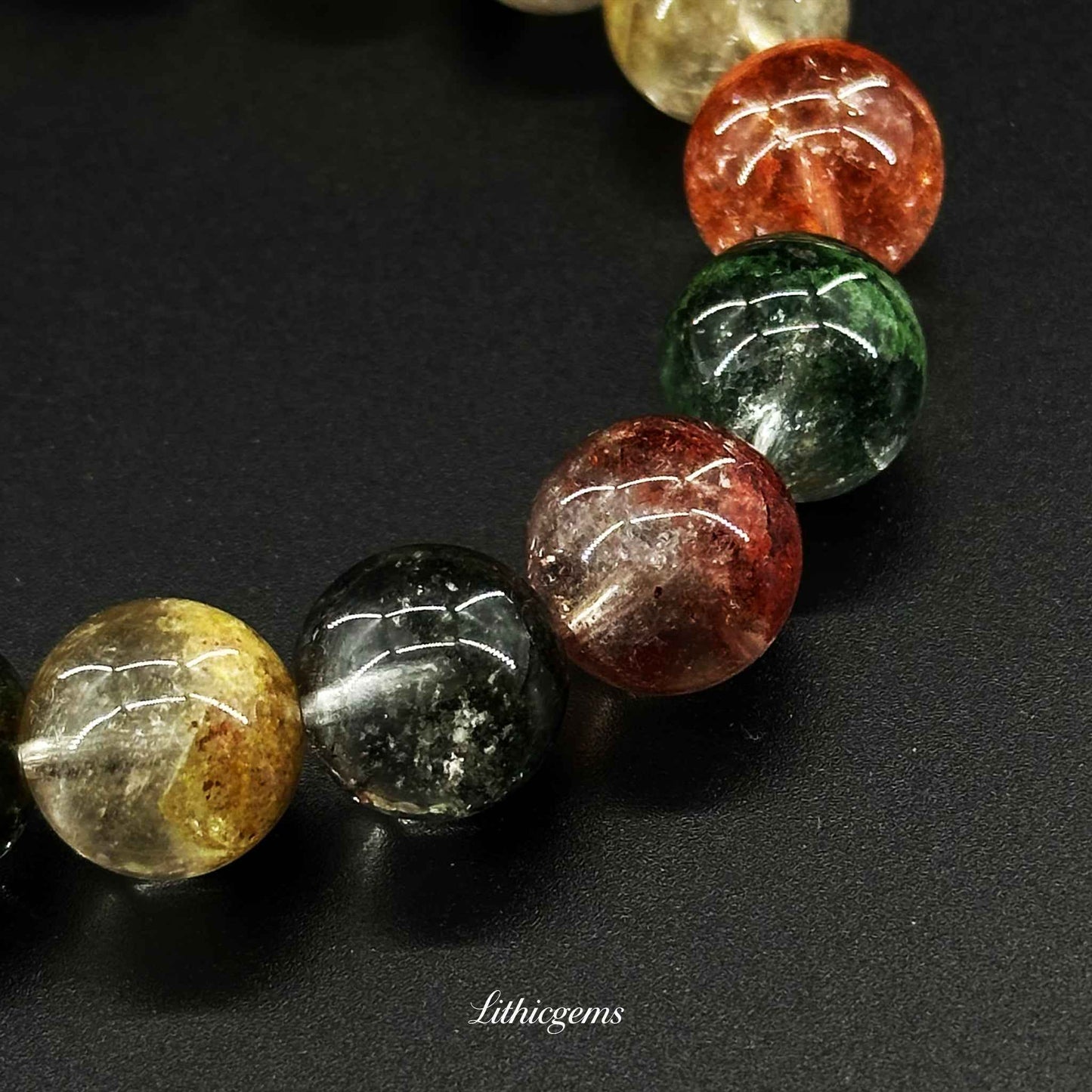 Four Seasons Ghost Quartz Bracelet - Your All-in-One Stone for Total Abundance & Growth - Lithicgems