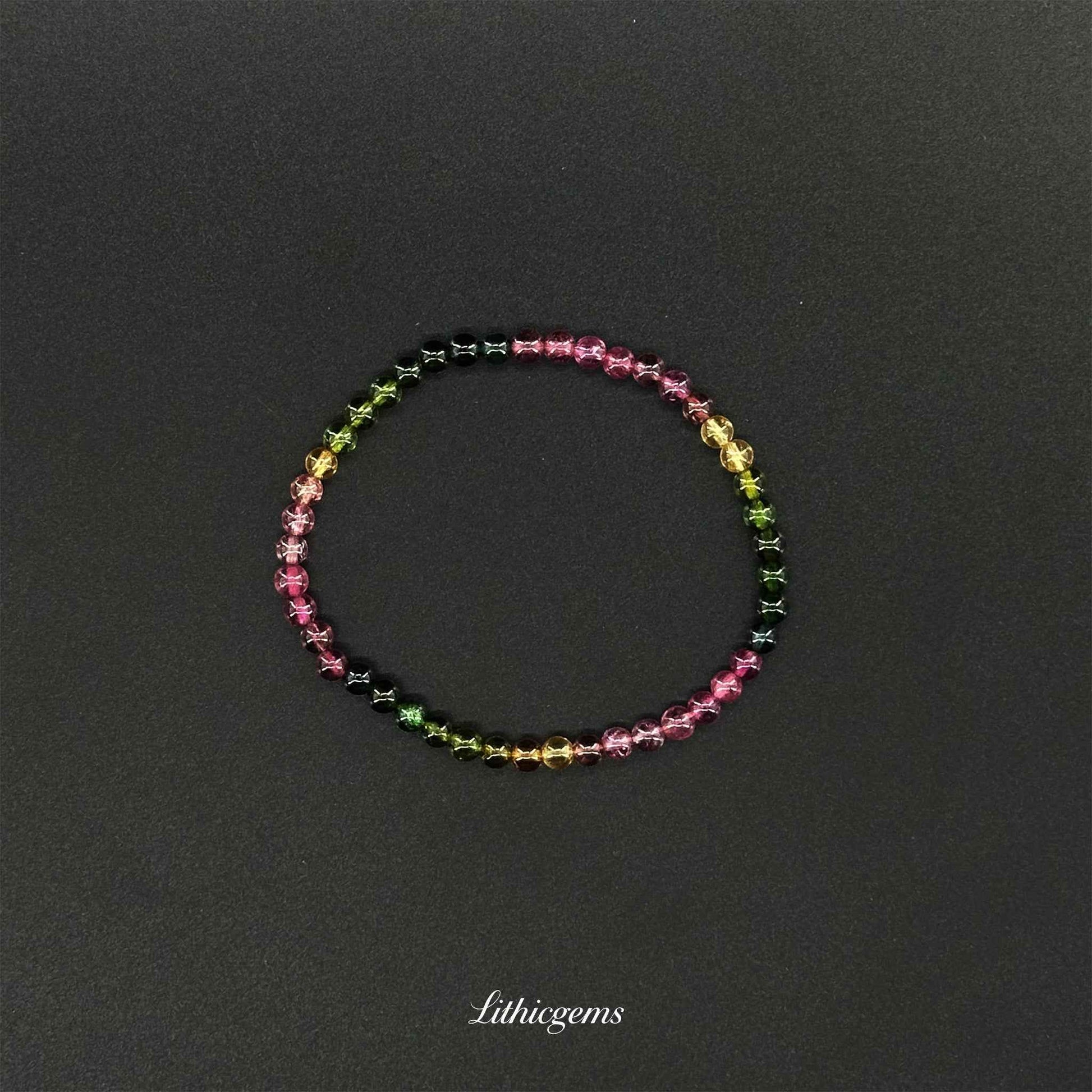 Tourmaline Bracelet - The Ultimate Energetic Shield for Protection & Cleansing - Lithicgems