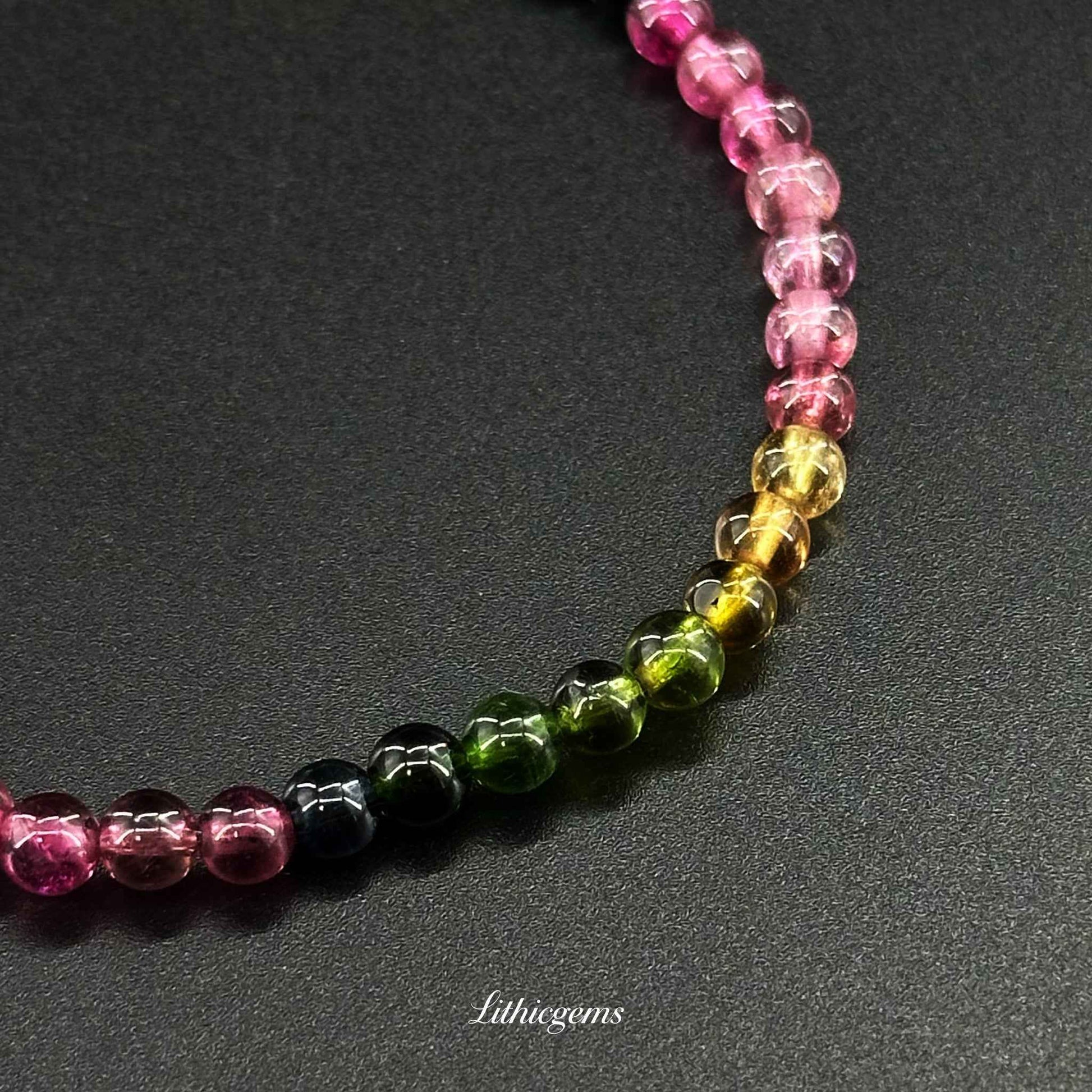 Tourmaline Bracelet - The Ultimate Energetic Shield for Protection & Cleansing - Lithicgems