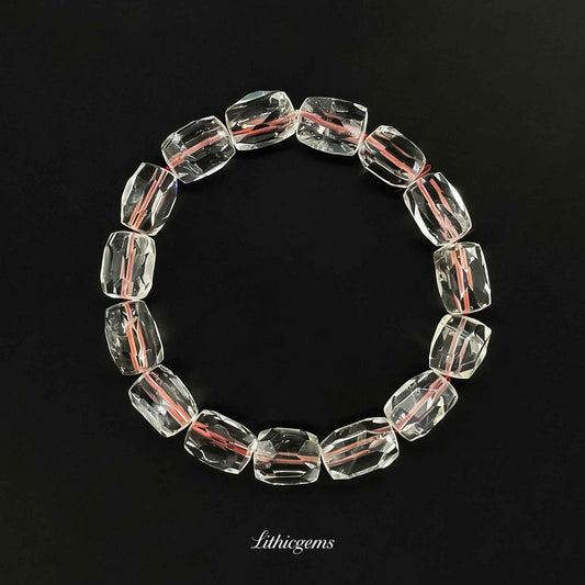 Faceted Brazilian Citrine Bracelet - Master-Cut Sunshine Stone for Wealth & Abundance