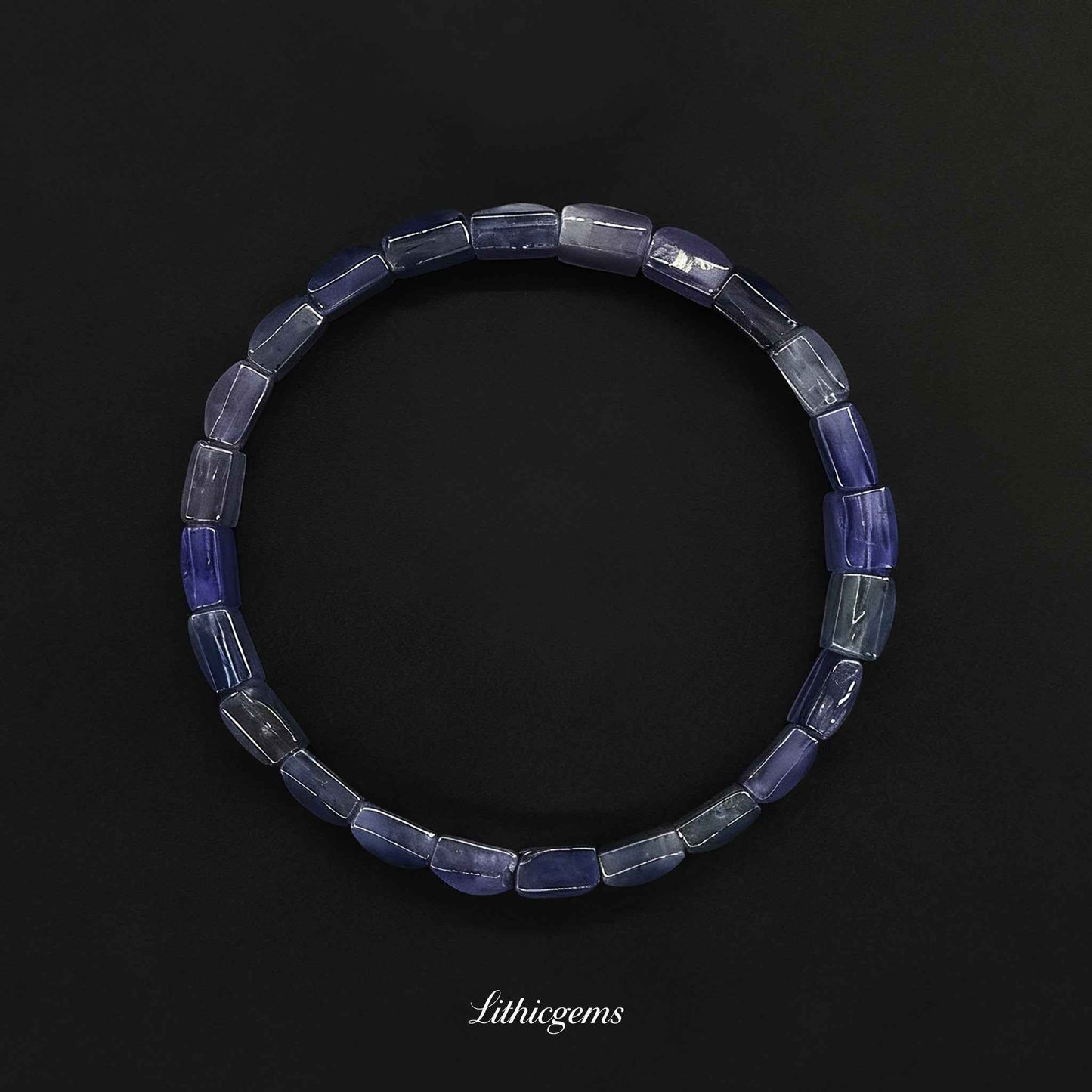 Premium Tanzanite Cuff Bracelet - Rare "Stone of Magic" for Spiritual Awakening & Transformation