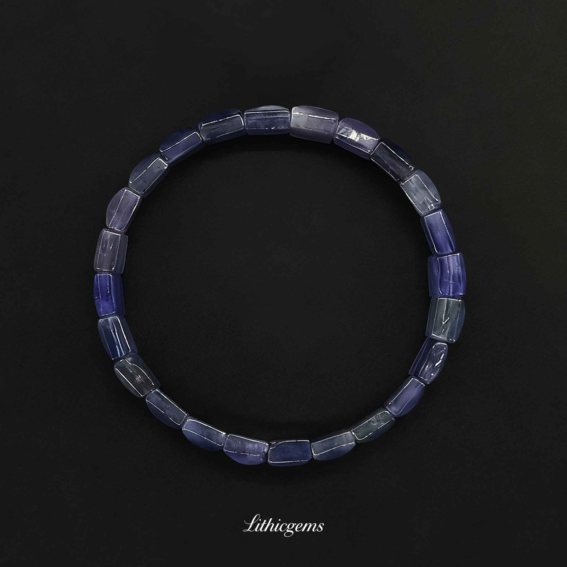 Premium Tanzanite Cuff Bracelet - Rare "Stone of Magic" for Spiritual Awakening & Transformation