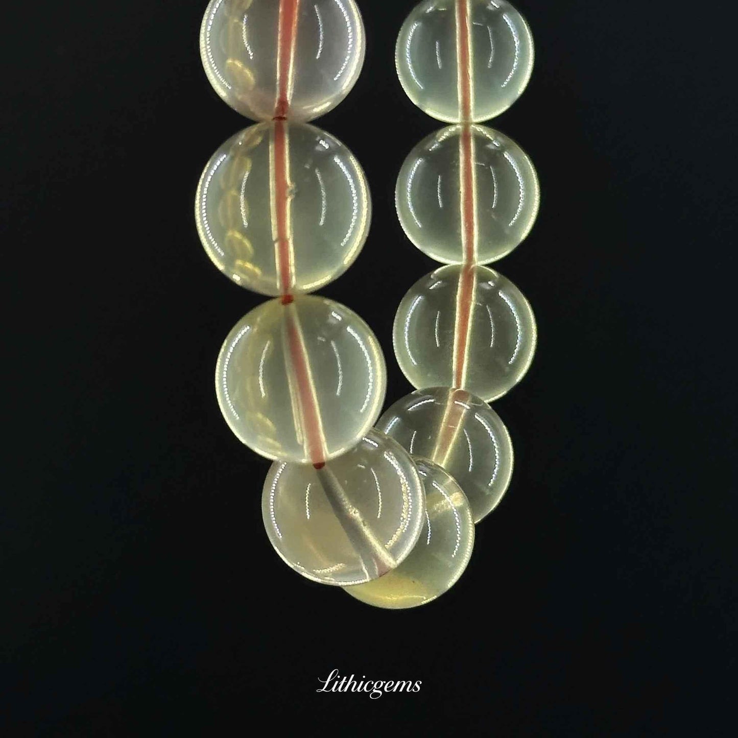 Brazilian Citrine Bracelet - Golden Sunshine Stone for Wealth & Confidence - Lithicgems