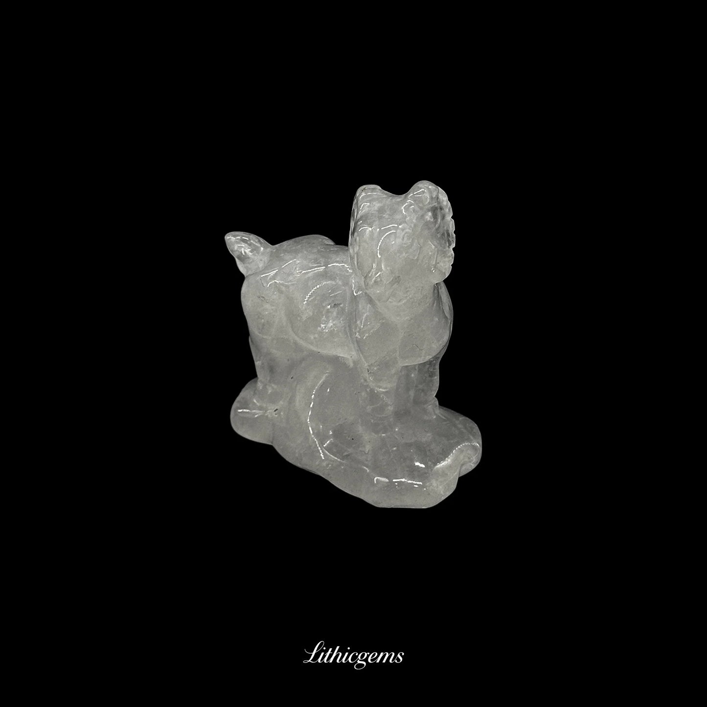 Crystal Mountain Goat Figurine (5cm) - Steadfast Climber for Ambition & Resilient Success - Lithicgems