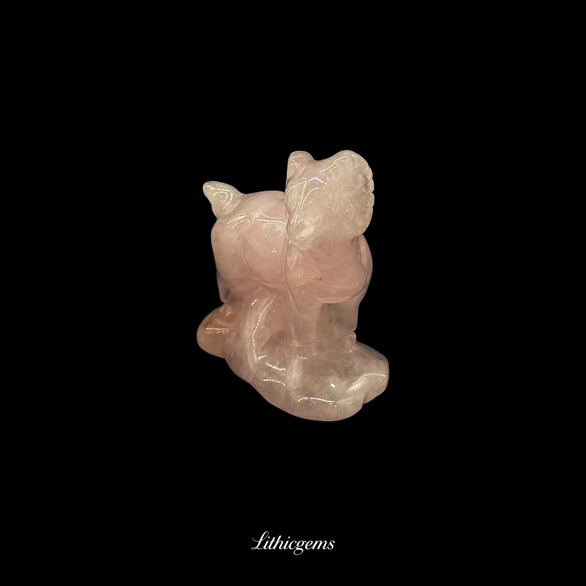 Crystal Mountain Goat Figurine (5cm) - Steadfast Climber for Ambition & Resilient Success - Lithicgems