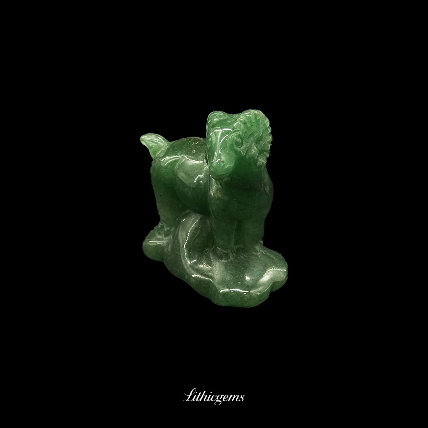 Crystal Mountain Goat Figurine (5cm) - Steadfast Climber for Ambition & Resilient Success - Lithicgems