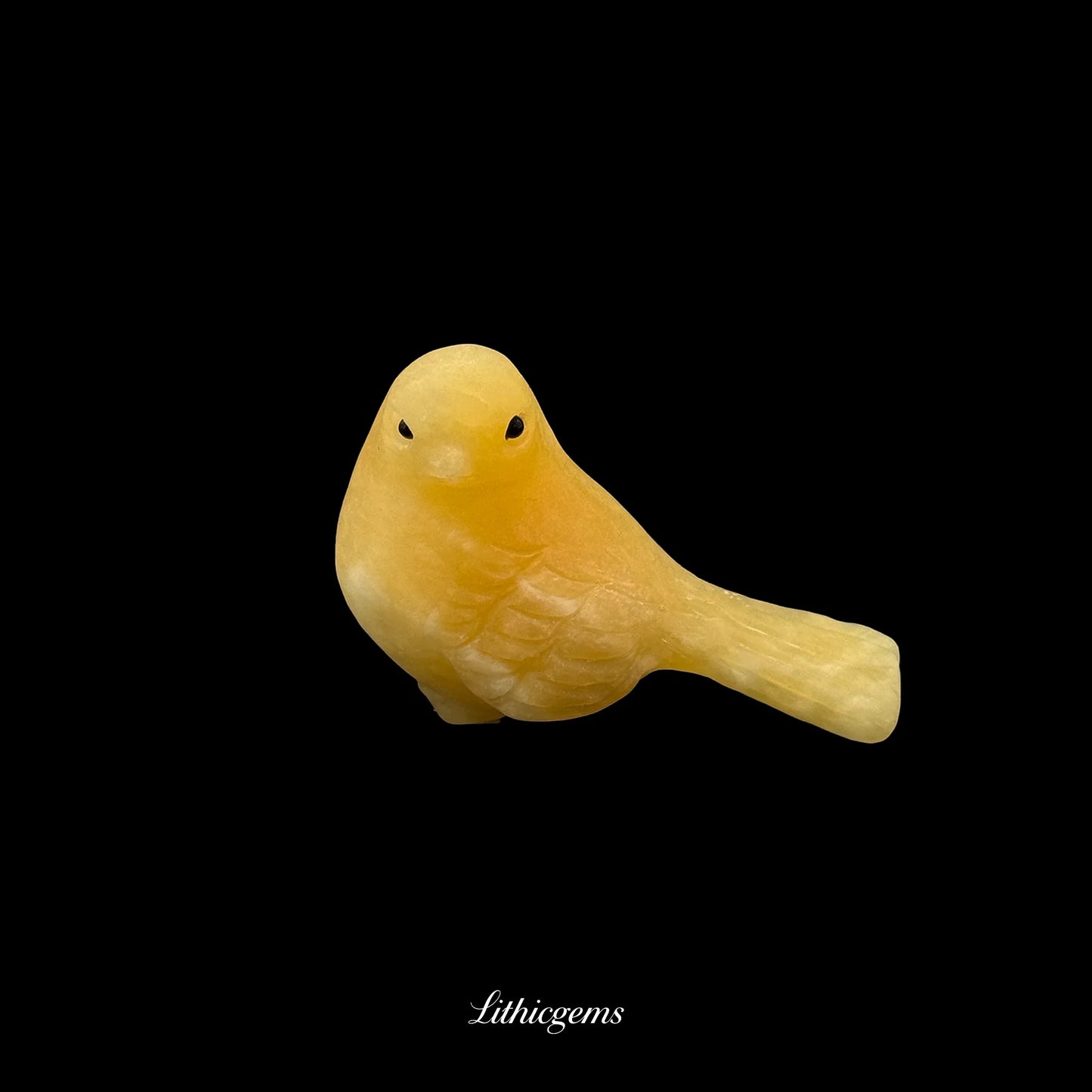 Crystal Sparrow Figurine (4cm) - Pocket-Sized Symbol of Joy & Everyday Resilience - Lithicgems