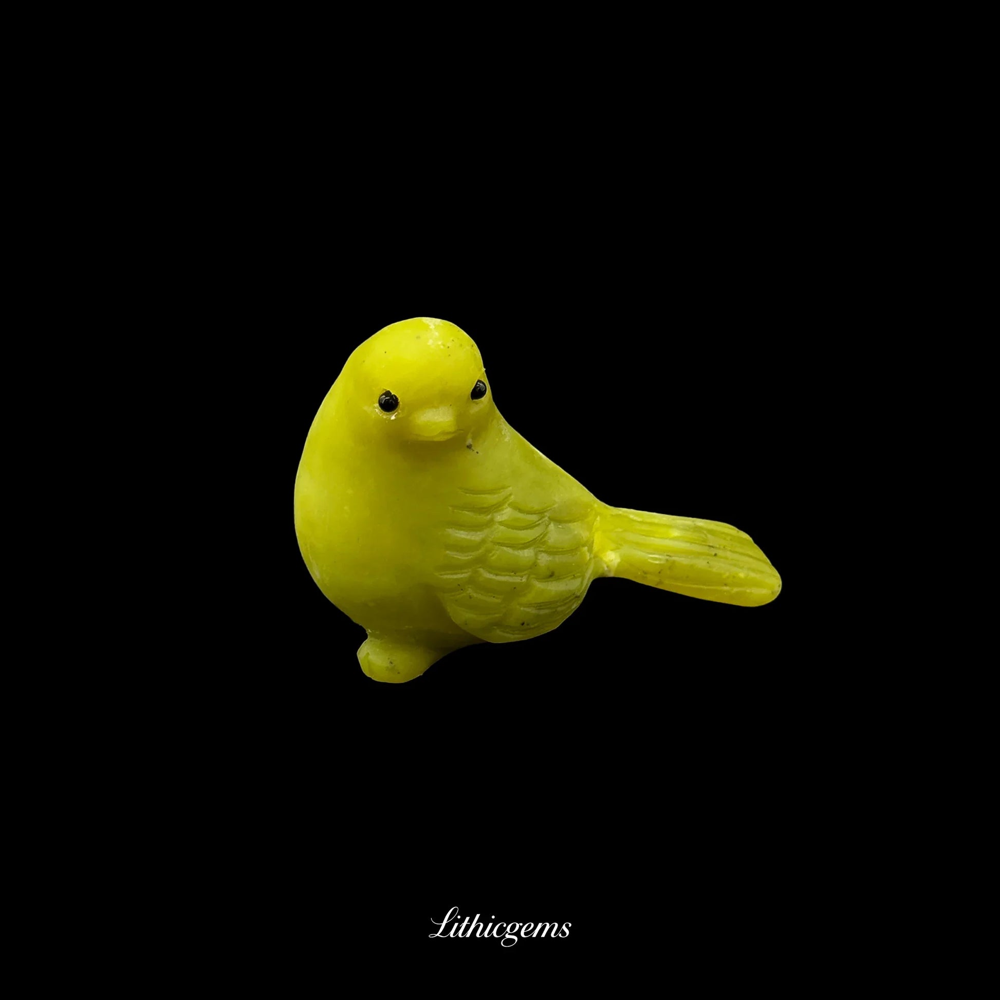 Crystal Sparrow Figurine (4cm) - Pocket-Sized Symbol of Joy & Everyday Resilience - Lithicgems