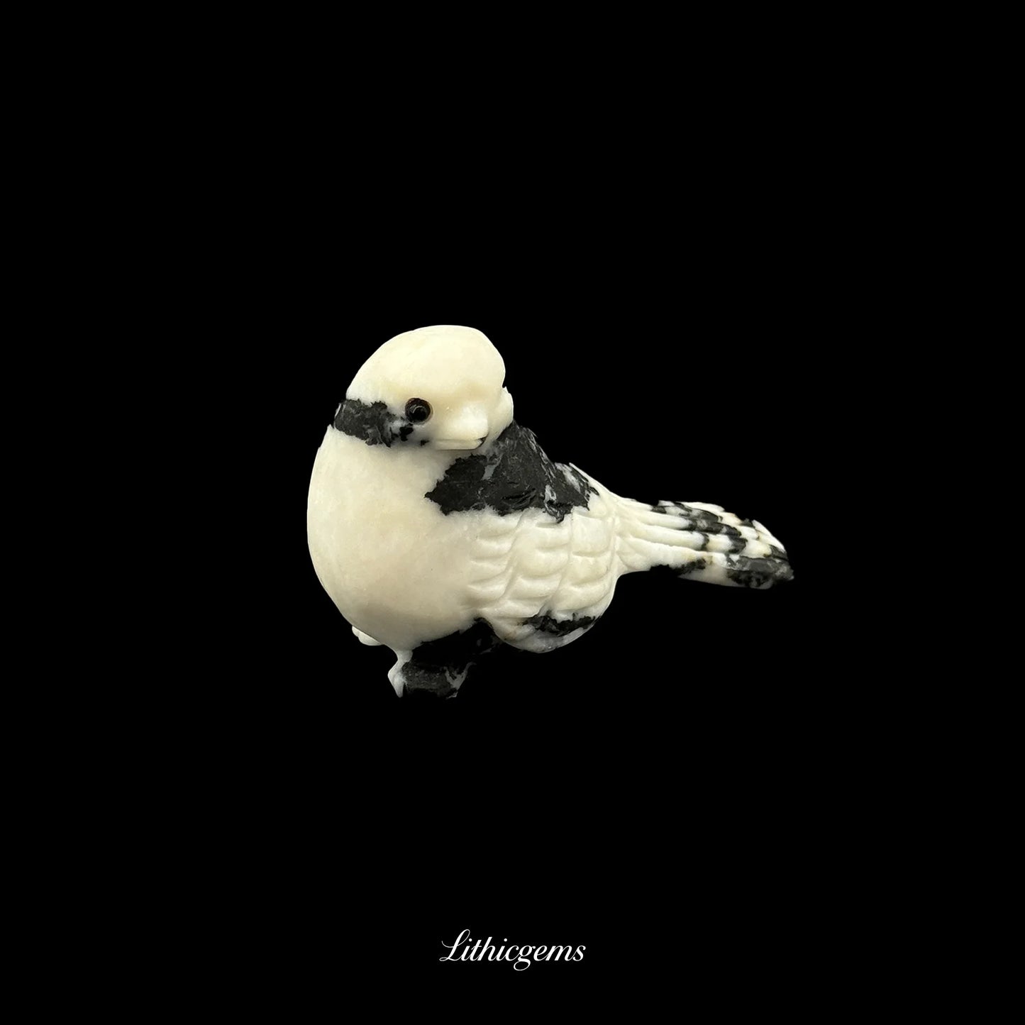 Crystal Sparrow Figurine (4cm) - Pocket-Sized Symbol of Joy & Everyday Resilience - Lithicgems
