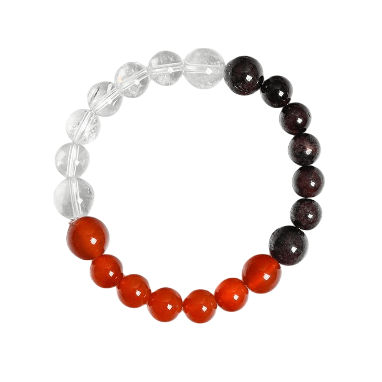 Custom Aries Zodiac Bracelet 8-10mm | Natural Crystal Constellation Stretch Bracelet | Lithicgems - Lithicgems