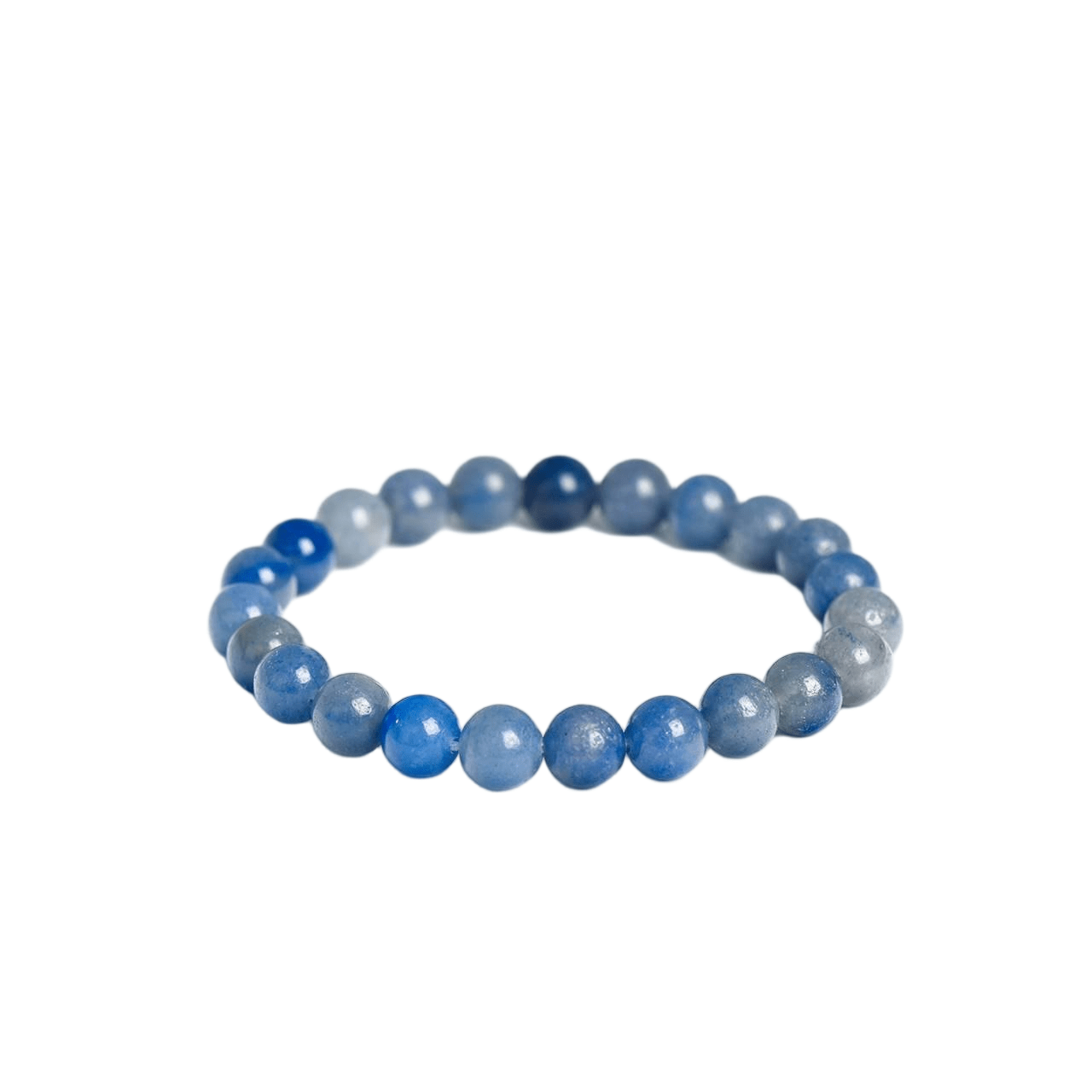 Custom Blue Aventurine Bracelet 8mm | Natural Crystal for Confidence & Calm | Lithicgems - Lithicgems