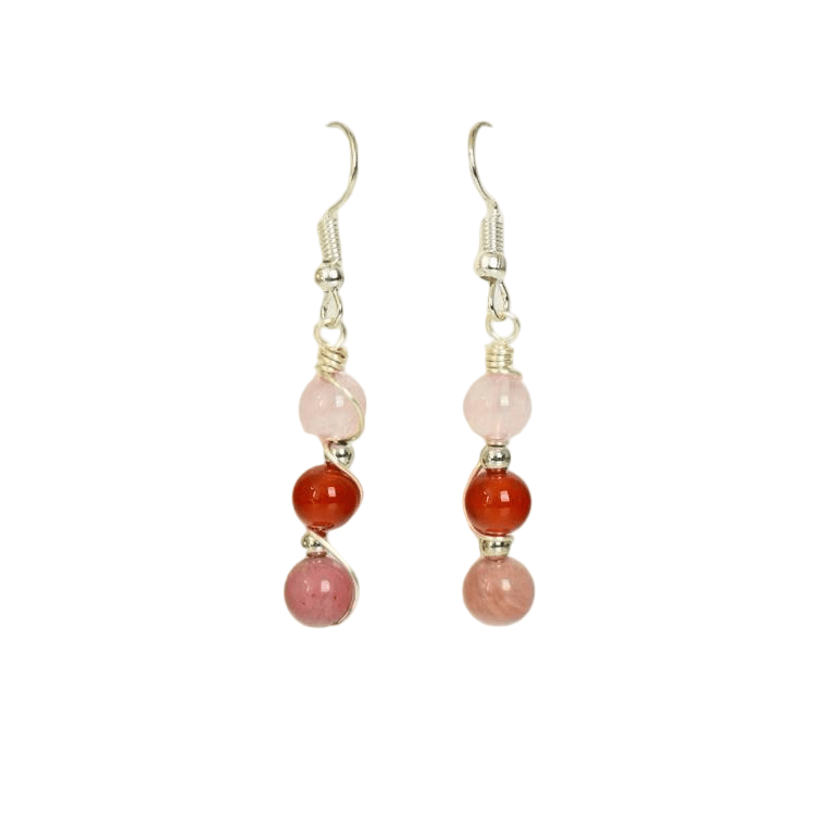 Genuine Cancer Zodiac Pendant Earrings – Handcrafted for Nurturing & Protection - Lithicgems