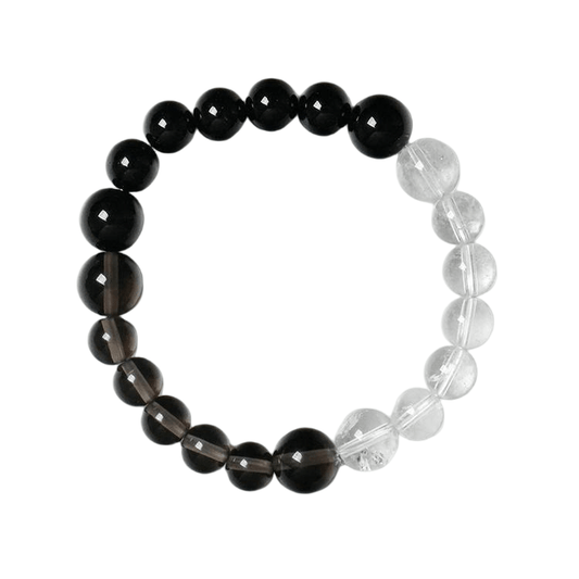 Custom Capricorn Zodiac Bracelet 8-10mm | Natural Crystal Constellation Stretch Bracelet | Lithicgems - Lithicgems